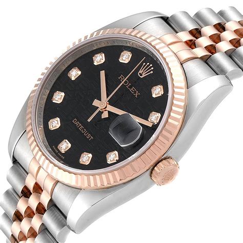 rolex datejust 2 gold steel|36mm rolex datejust rose gold.